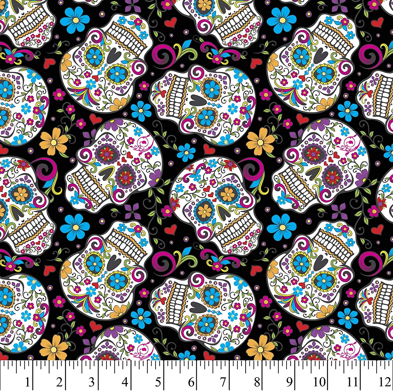 Featured image of post View 13 Candy Skull Fabric