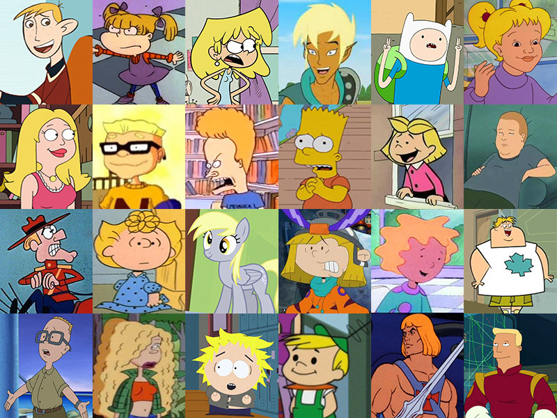 Featured image of post View 11 Cartoon Characters With Blonde Hair Boy