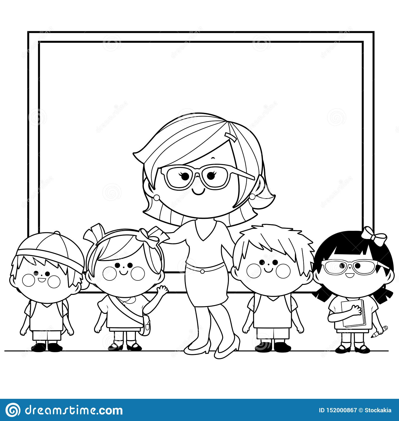 Featured image of post View 9 Classroom Teacher And Student Clipart Black And White