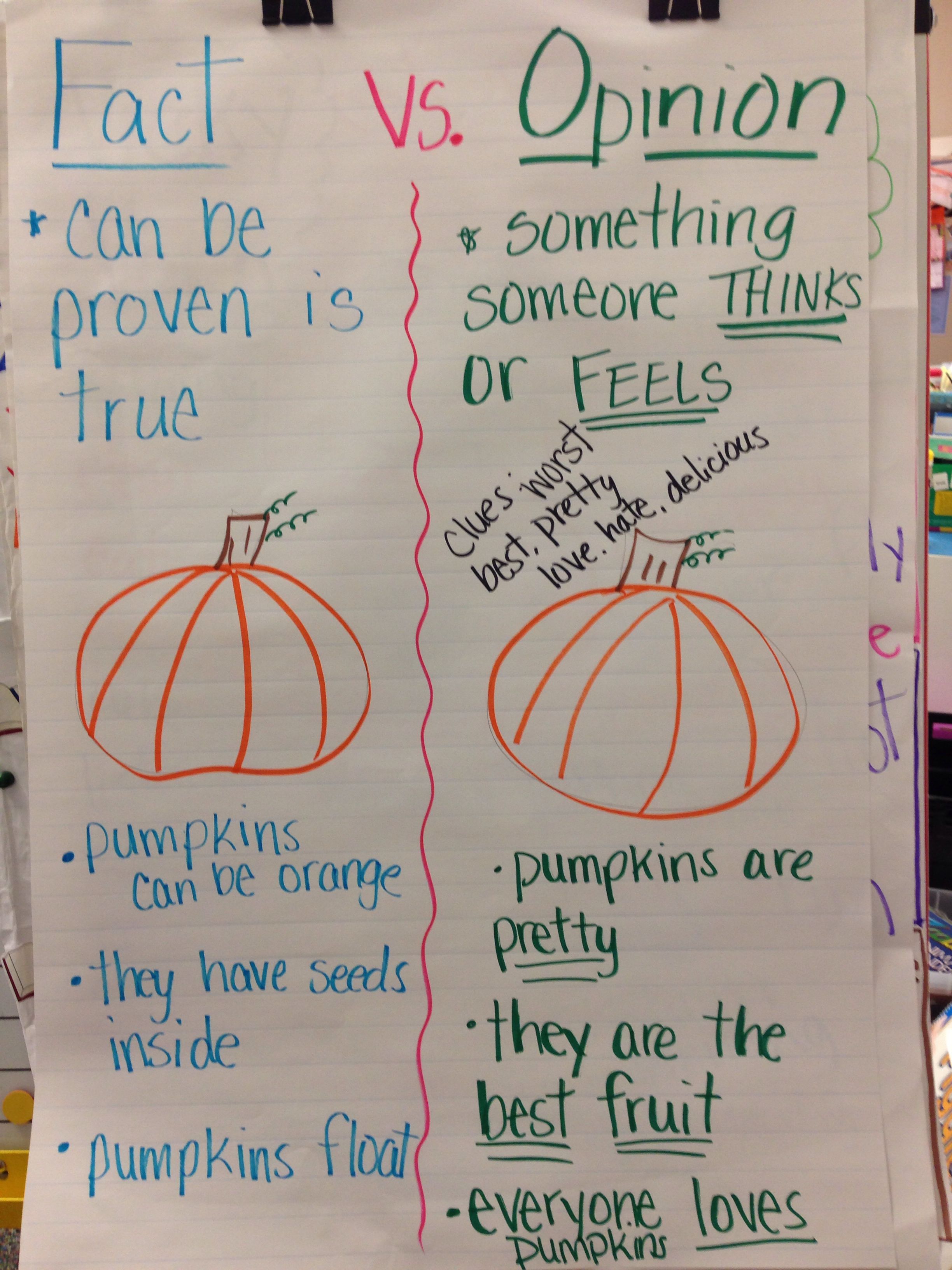 Featured image of post View 12 Fact Vs Opinion Anchor Chart 1St Grade