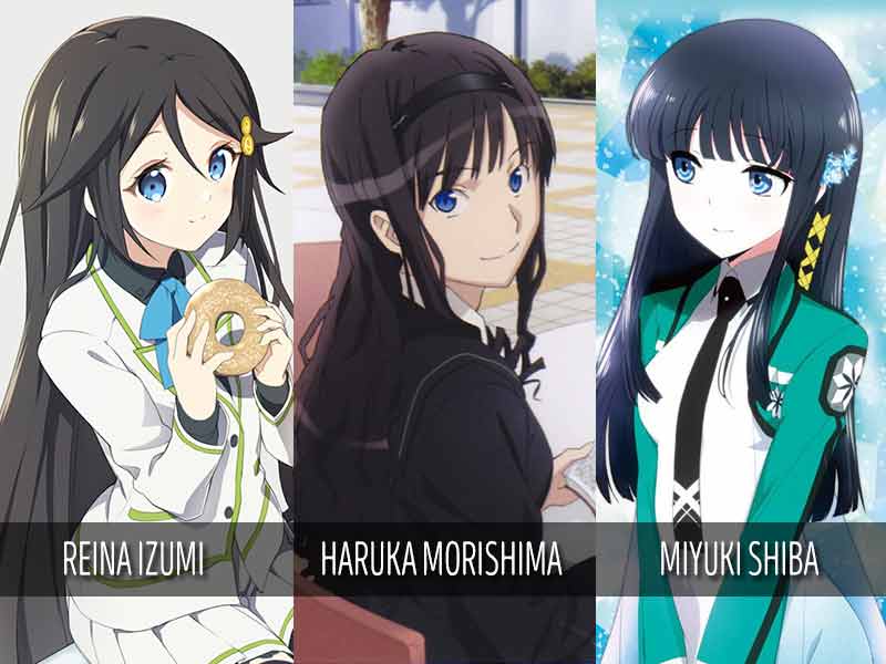 Featured image of post The Best 6 Female Anime Characters With Black Hair And Blue Eyes