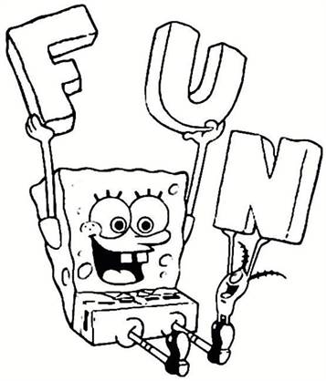 images Free Printable Full Size Spongebob Coloring Pages free printable spongebob squarepants
