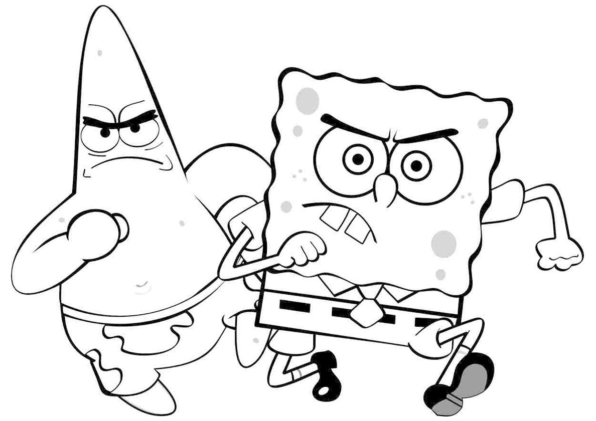 pix Full Size Patrick Full Size Spongebob Coloring Pages spongebob and patrick coloring page