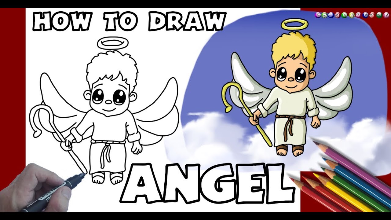 Featured image of post The Best 14 How To Draw A Boy Angel