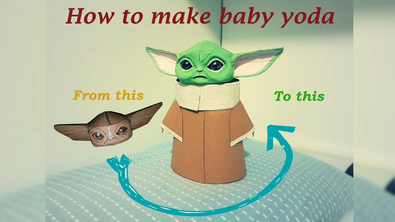 Featured image of post The Best 12 How To Make Baby Yoda Out Of Cardboard