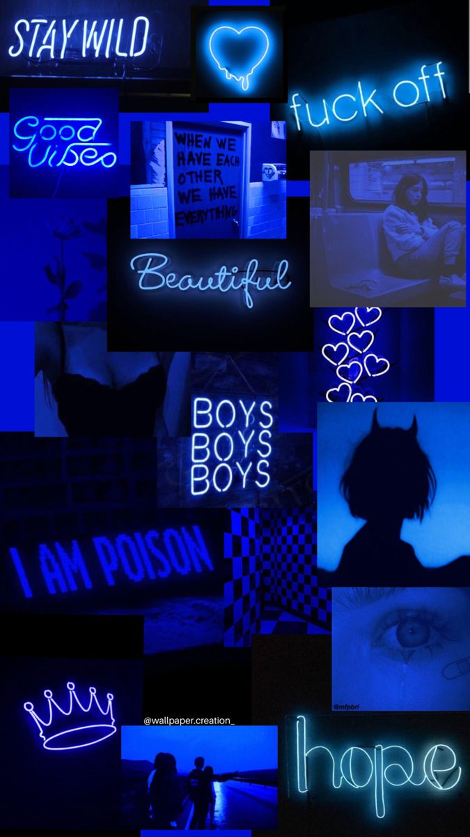 Featured image of post View 6 Neon Blue Aesthetic Phone Wallpaper