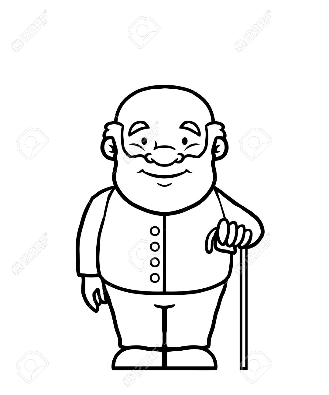 Featured image of post View 5 Old Man Cartoon Black And White