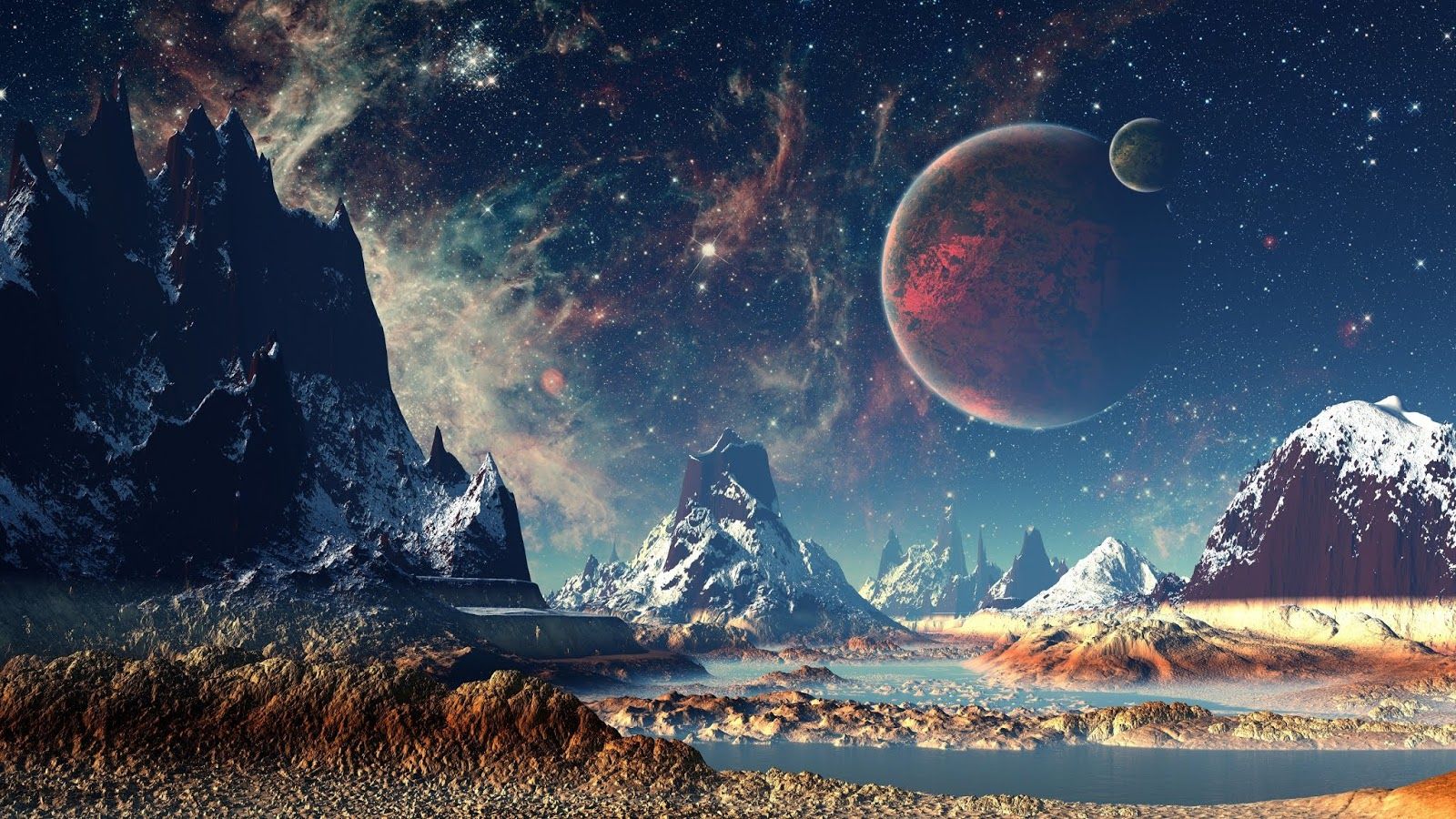 Featured image of post View 6 Outer Space Planets Wallpaper 4K