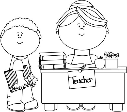 Featured image of post View 11 Teacher And Student Talking Clipart Black And White