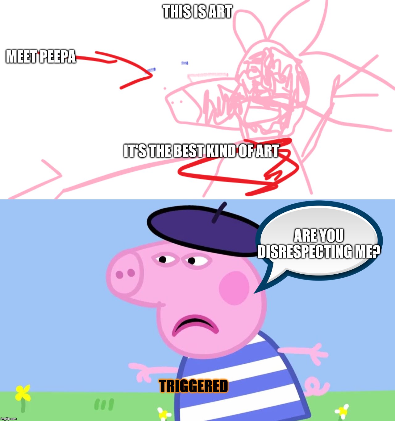 Featured image of post The Best 15 Triggered Gif Triggered Peppa Pig Meme