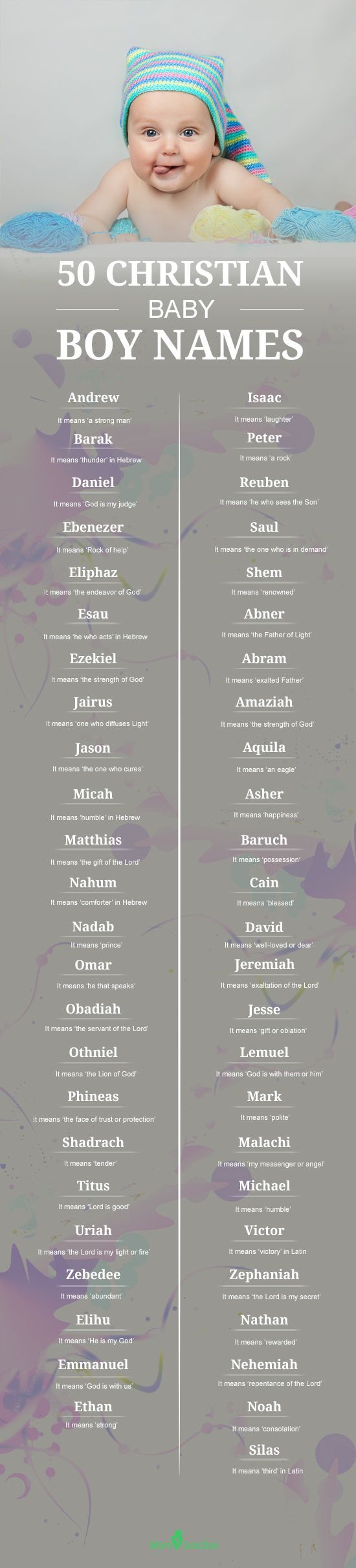 Featured image of post The Best 13 Unique Baby Boy Names With Biblical Meaning