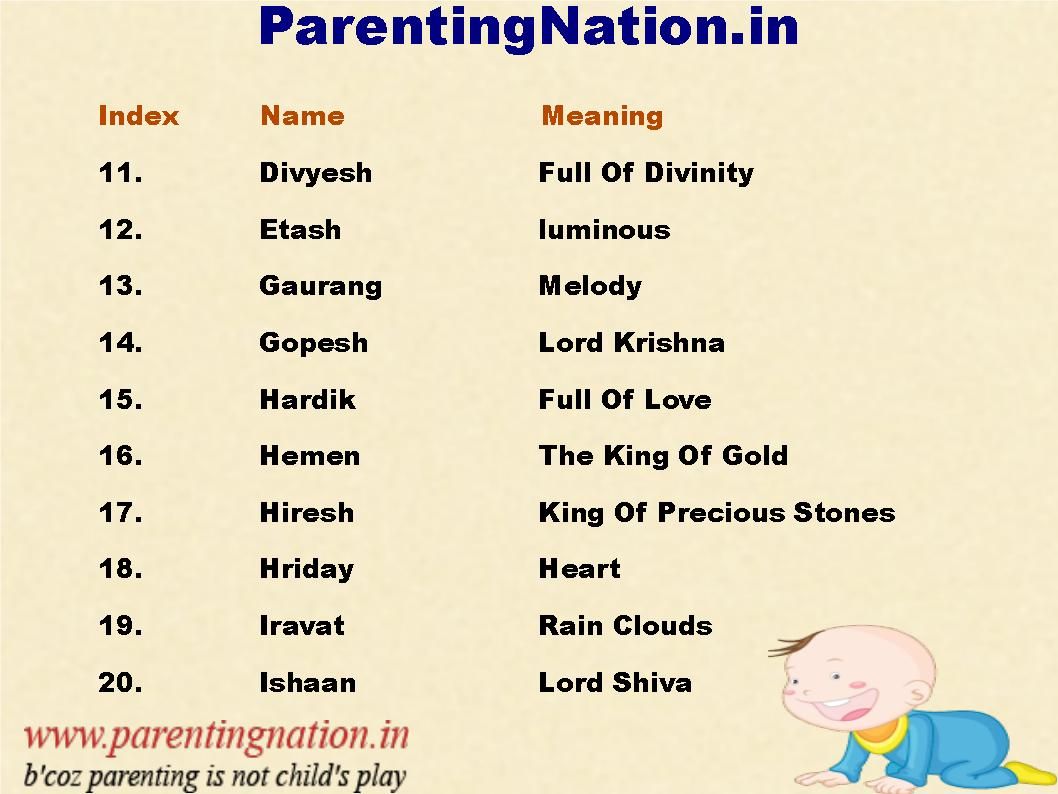 Featured image of post The Best 6 Unique Baby Boy Names With Meaning Hindu