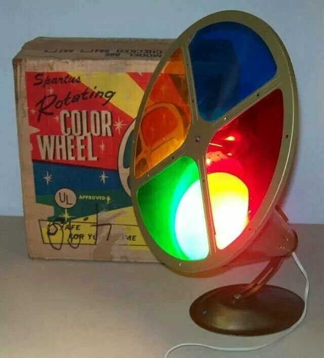 picture Vintage Color Wheel Light vintage colortone metal roto wheel